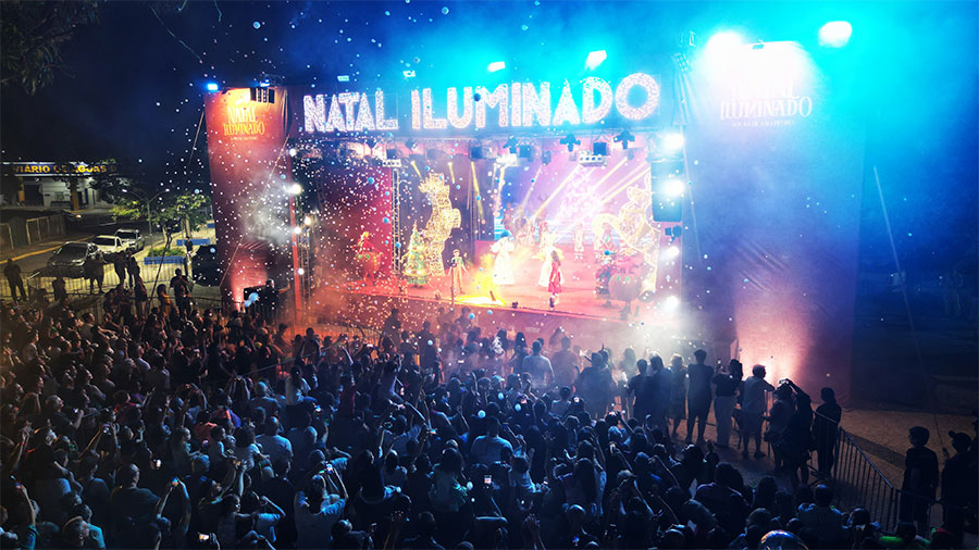 Natal Iluminado promete encantar Águas e expectativa de público é superior a 500 mil