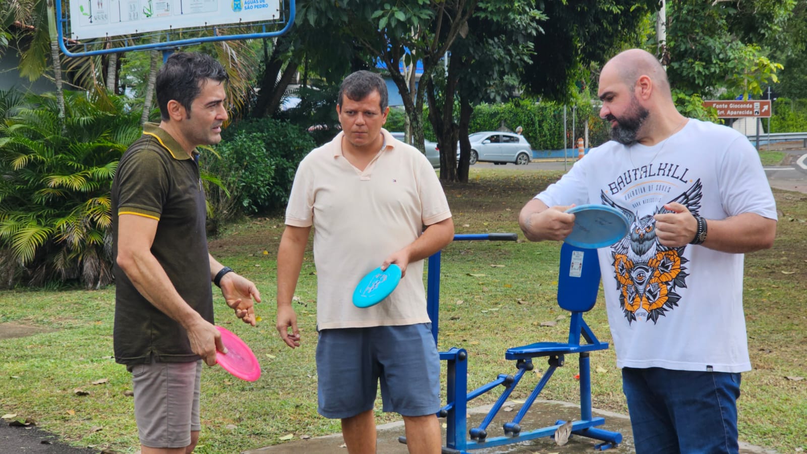 Águas de São Pedro sedia campeonato de disc golf